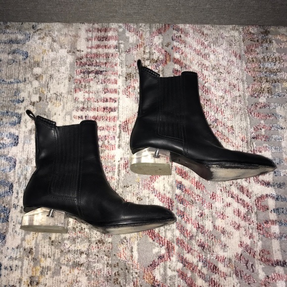 ALEXANDER WANG Anouck Chlesea Lucite 36.5 - Picture 4 of 6